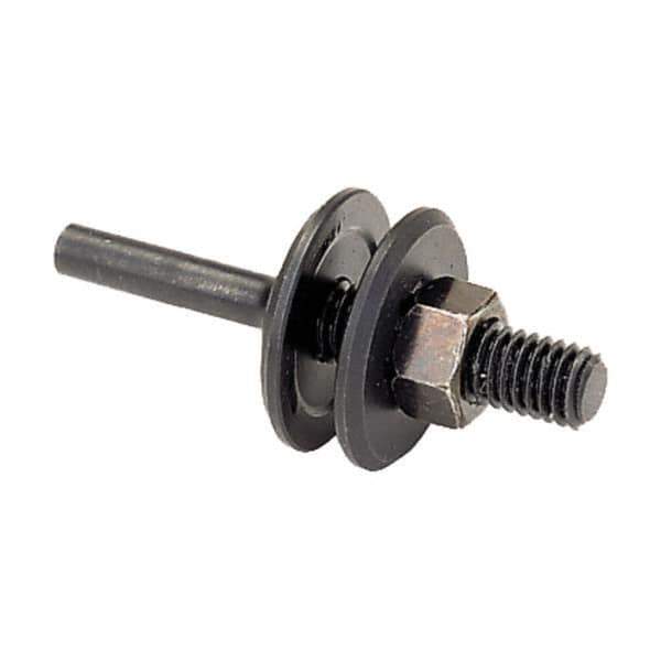 WALTER Surface Technologies - 3/8" Hole, Wheel Mandrel - 5/16" Shank Diam - Exact Tool & Supply