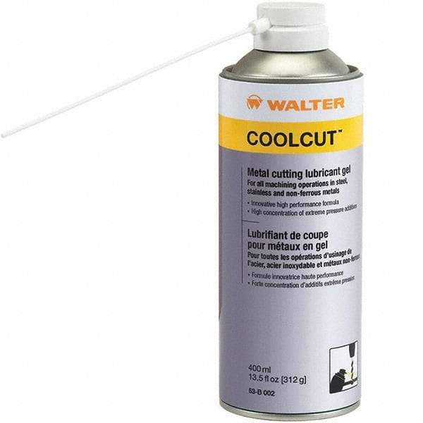 WALTER Surface Technologies - CoolCut, 11 oz Aerosol Cutting Fluid - Gel, For Broaching, Drilling, Milling, Reaming, Sawing, Shearing, Tapping - Exact Tool & Supply