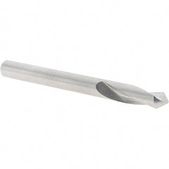 Melin Tool - 1/4" Body Diam, 90°, 2-5/8" OAL, Cobalt Spotting Drill - Exact Tool & Supply