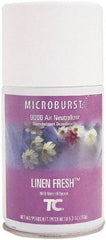 Rubbermaid - 5.3 oz Air Freshener Dispenser Aerosol Refill - Linen, Compatible with Microburst 9000 Dispensers - Exact Tool & Supply