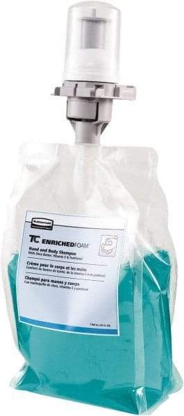 Rubbermaid - 1,300 mL Dispenser Refill Fresh Spring Hair & Body Wash - Pearlized Aqua - Exact Tool & Supply