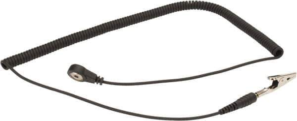 PRO-SAFE - Grounding Cords Anti-Static Equipment Compatibility: Grounding Wrist Strap Coiled or Straight Cord: Coiled - Exact Tool & Supply