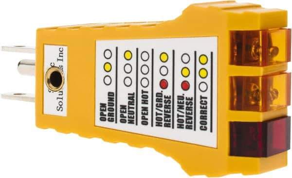 PRO-SAFE - Anti-Static Equipment Accessories Type: Outlet Tester Anti-Static Equipment Compatibility: All Electrical Outlets in USA - Exact Tool & Supply