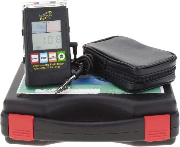 PRO-SAFE - Anti-Static Monitors & Testers Type: ESD Field Meter Power Source: Battery - Exact Tool & Supply