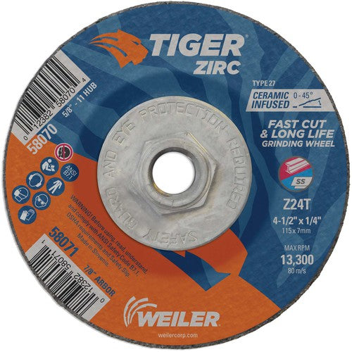 4-1/2X1/4 TIGER ZIRC TYPE 27 - Exact Tool & Supply