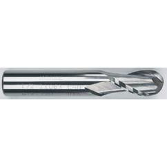 1/64" Dia; 1-1/2" OAL - Solid CBD - TiAlN - Ball Nose SE EM - 2 FL - Exact Tool & Supply