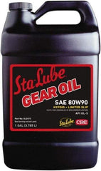 CRC - 1 Gal Bottle, Mineral Gear Oil - 14 St Viscosity at 100°C, ISO 150 - Exact Tool & Supply