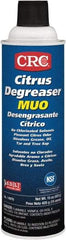 CRC - 20 oz Aerosol Cleaner/Degreaser - Aerosol, d-Limonene Solvent, Petroleum Distillate, Citrus - Exact Tool & Supply