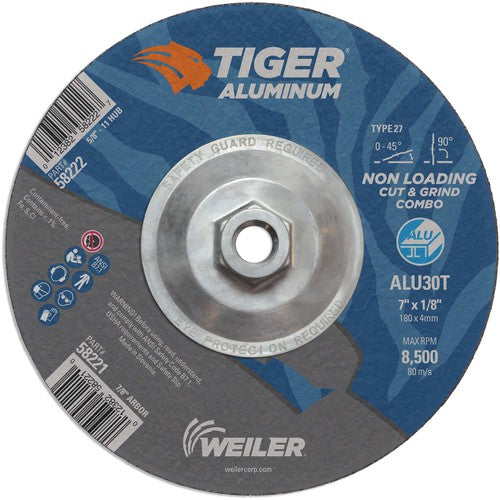 7X1/8 TIGER ALUM T27 COMBO WHL - Exact Tool & Supply