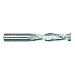 1 Dia. x 5 Overall Length 2-Flute Square End Solid Carbide SE End Mill-Round Shank-Center Cut-Uncoated - Exact Tool & Supply