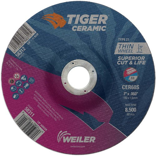 7X.060 TIGER CERAMIC T27 C/O WHL - Exact Tool & Supply