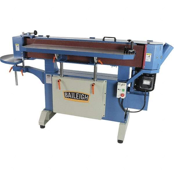 Baileigh - Belt Sanding Machines Belt Length (Inch): 138-1/2 Belt Width (Inch): 9 - Exact Tool & Supply