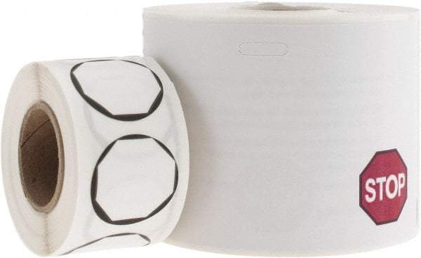 Dymo - 4" Long, White Label Printer Cartridge - For DYMO LabelWriter Printers - Exact Tool & Supply