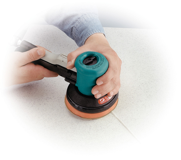 #58431 - 5" - Air-Powered Dual-Action Sander - Exact Tool & Supply