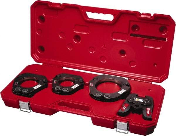 Milwaukee Tool - 2-1/2 to 4 Inch Pipe Capacity, 2-1/2 to 4 Inch Jaw Range, Press Ring Kit - Exact Tool & Supply