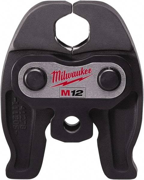 Milwaukee Tool - 3/4 to 1-1/4 Inch Jaw Range, Presser Replacement Jaw - For Use with M12 FORCE LOGIC Press Tool - Exact Tool & Supply