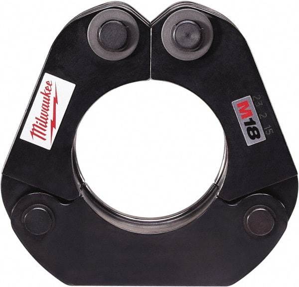 Milwaukee Tool - 2-1/2 Inch Pipe Capacity, 2-1/2 to 4 Inch Jaw Range, Presser Replacement Jaw - For Use with M18 FORCE LOGIC Press Tool - Exact Tool & Supply