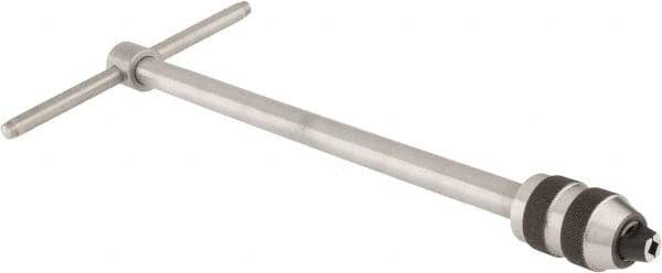 Starrett - 1/4 to 1/2" Tap Capacity, T Handle Tap Wrench - 13" Overall Length - Exact Tool & Supply