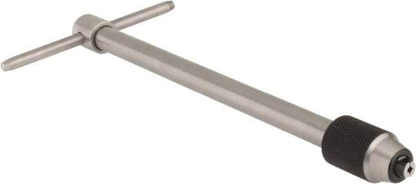 Starrett - 1/16 to 3/16" Tap Capacity, T Handle Tap Wrench - 6" Overall Length - Exact Tool & Supply