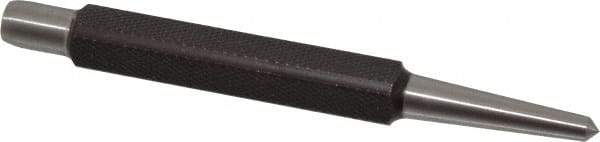 Starrett - 3/16" Center Punch - 4-1/2" OAL, Steel - Exact Tool & Supply