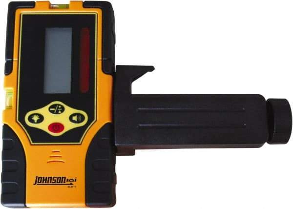 Johnson Level & Tool - Laser Level 9 V Battery, Laser Detector - Use With Red Beam Rotary Laser - Exact Tool & Supply