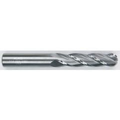 1/2" Dia. - 4" OAL - Solid CBD - Bright - Ball Nose SE EM - 4 FL - Exact Tool & Supply