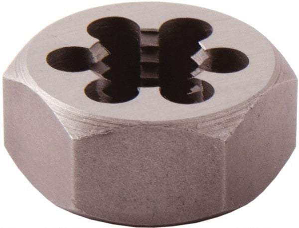 Regal Cutting Tools - 5/8-18 UNF Thread, 1-1/4" Hex, Right Hand Thread, Hex Rethreading Die - High Speed Steel, 5/8" Thick - Exact Tool & Supply