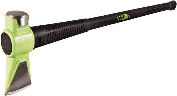 Wilton - 8 Lb Head, 36" Long Splitting Maul - Steel Head, Steel Handle with Grip - Exact Tool & Supply