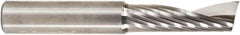 Amana Tool - 1/2" Cutting Diam x 1-5/8" Length of Cut, 1 Flute, Upcut Spiral Router Bit - Uncoated, Right Hand Cut, Solid Carbide, 3-1/2" OAL x 1/2" Shank Diam, 30° Helix Angle - Exact Tool & Supply