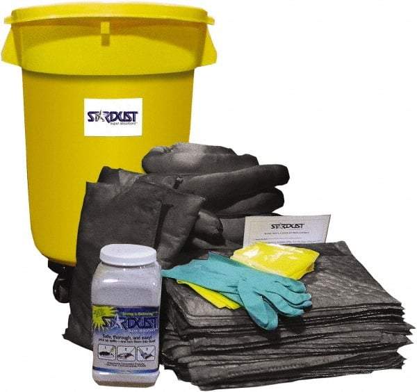 Stardust Spill Products - Spill Clean-Up System Accessory Kit Spill Kit - 32 Gal Mobile Spill Cart - Exact Tool & Supply