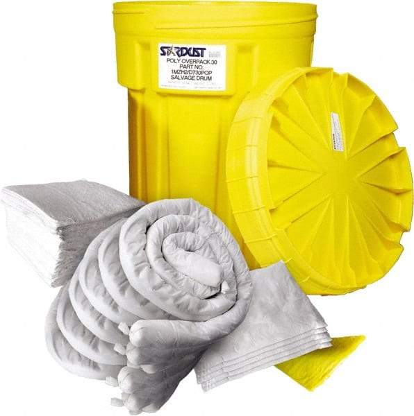 Stardust Spill Products - Spill Clean-Up System Accessory Kit Spill Kit - 30 Gal Mobile Spill Cart - Exact Tool & Supply