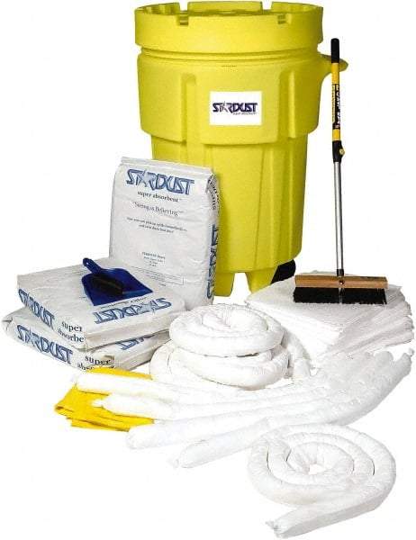 Stardust Spill Products - Spill Clean-Up System Accessory Kit Spill Kit - 95 Gal Mobile Spill Cart - Exact Tool & Supply