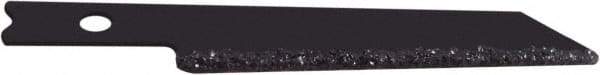 Disston - 3" Long, Carbide Grit Jig Saw Blade - Continuous Edge, 0.078" Thick, T-Shank - Exact Tool & Supply