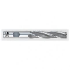 5/64 x 3/16 x 1/2 x 1-3/4 3 Fl HSS-CO Tapered Center Cutting End Mill - Bright - Exact Tool & Supply