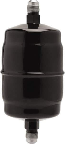 Parker - 1/4" Connection, 4.72" Long, Refrigeration Liquid Line Filter Dryer - 4.72" Cutout Length, 194/182 Drops Water Capacity - Exact Tool & Supply