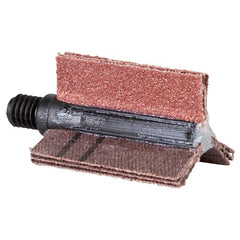 3 1/2″ × 1/2 In. Bore Polisher 240 Grit Very Fine Aluminum Oxide Fits 2 1/8″-2 1/2″ Inside Diameter X Weight Cotton/Poly Backing - Exact Tool & Supply