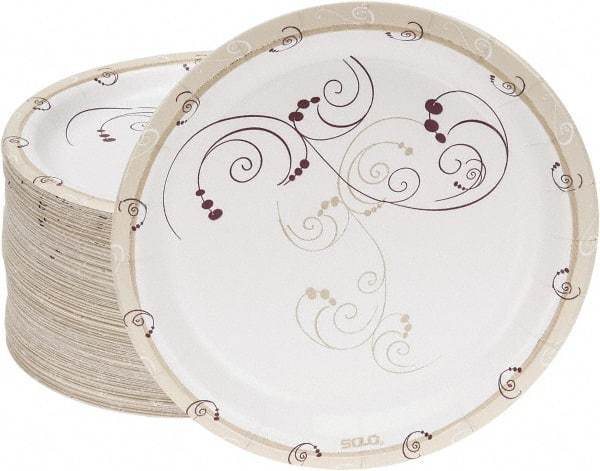 Solo - Solo Polycoated Paper Plates, 6" - Symphony Design - Exact Tool & Supply