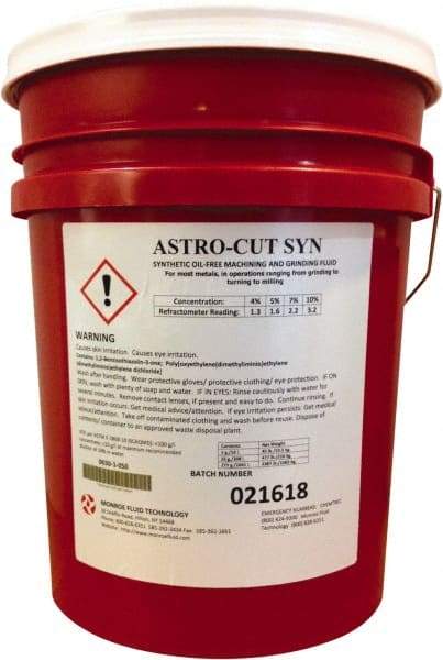 Monroe Fluid Technology - 275 Gal Tote Cutting & Grinding Fluid - Synthetic - Exact Tool & Supply