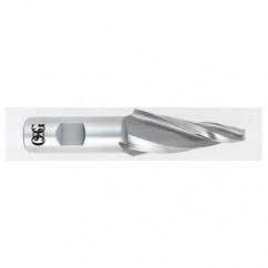 1/2 x 5/8 x 1-1/4 x 3-3/8 3 Fl HSS-CO Tapered Center Cutting End Mill - Bright - Exact Tool & Supply