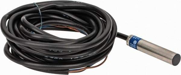 Telemecanique Sensors - PNP, NC, 1.5mm Detection, Cylinder Shielded, Inductive Proximity Sensor - 3 Wires, IP67, 12 to 24 VDC, M6x1 Thread, 33mm Long - Exact Tool & Supply