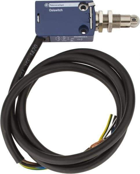 Telemecanique Sensors - SPDT, NC/NO, 240 VAC, 250 VDC, Removable Cable Terminal, Roller Plunger Actuator, General Purpose Limit Switch - 1, 2, 6, 12, 13, 4X, 6P NEMA Rating, IP66, IP67, IP68 IPR Rating - Exact Tool & Supply