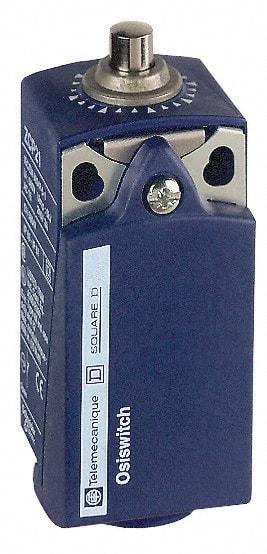 Telemecanique Sensors - SPDT, NC/NO, 240 VAC, 250 VDC, Screw Terminal, End Plunger Actuator, General Purpose Limit Switch - 1, 2, 4, 6, 12, 13 NEMA Rating, IP66, IP67 IPR Rating - Exact Tool & Supply