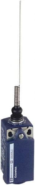 Telemecanique Sensors - SPDT, NC/NO, 240 VAC, 250 VDC, Screw Terminal, Cat Whisker Actuator, General Purpose Limit Switch - 1, 2, 4, 6, 12, 13 NEMA Rating, IP66, IP67 IPR Rating - Exact Tool & Supply