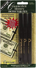 Dri-Mark - Black Counterfeit Detector Marker - Felt Tip, Chemically Sensitive Ink - Exact Tool & Supply