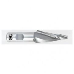 1/4 x 1/2 x 3/4 x 2-3/4 3 Fl HSS-CO Tapered Center Cutting End Mill - Bright - Exact Tool & Supply