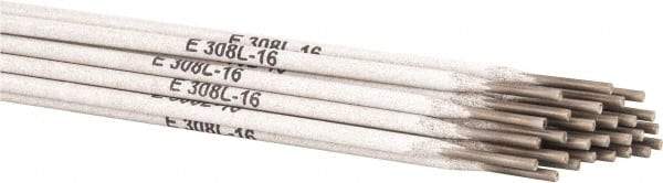 Welding Material - 12" Long, 3/32" Diam, Stainless Steel Arc Welding Electrode - E308L - Exact Tool & Supply