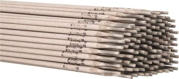 Welding Material - 12" Long, 3/32" Diam, Stainless Steel Arc Welding Electrode - E308L - Exact Tool & Supply
