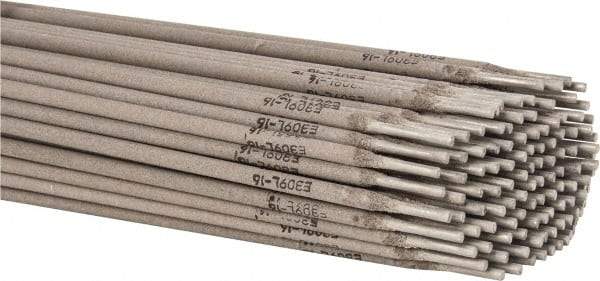 Welding Material - 12" Long, 3/32" Diam, Stainless Steel Arc Welding Electrode - E309L - Exact Tool & Supply