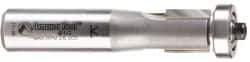 Amana Tool - 1/2" Cut Diam, 1/2" Length of Cut, 2 Flute Overhang Trim Edge Profile Router Bit - Carbide-Tipped, 1/2" Shank Diam, 2-5/8" OAL, Uncoated - Exact Tool & Supply