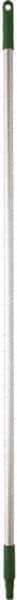 Vikan - 59 x 1" Aluminum Squeegee Handle - European Threaded Connection, Green - Exact Tool & Supply